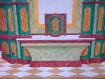 Práce na oltáři - detail