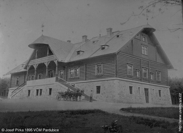 Lovčí zámeček Ráby 1895